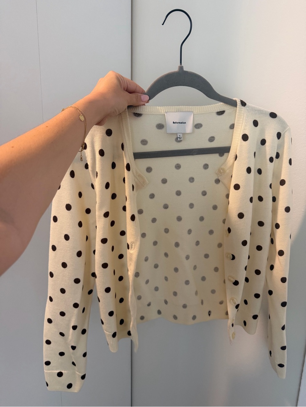Reformation Bernadette Crew Cardigan - Picture 5 of 5